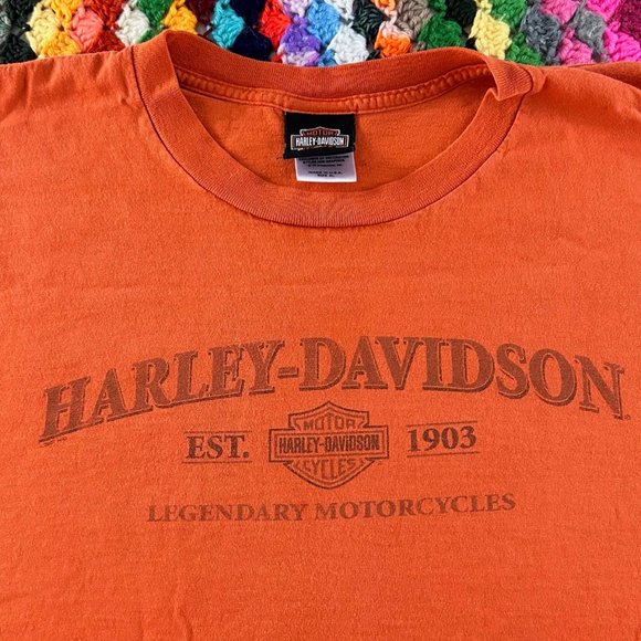 2010s Harley-Davidson Roanoke Virginia Train 611 Oversized Tee Motorcycl… - Picture 5 of 12